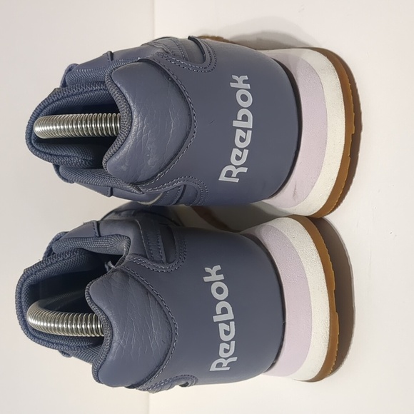 Reebok Womens 8.5 Classic Harman Run Shoes Cool Shadow White Grey - Picture 3 of 8